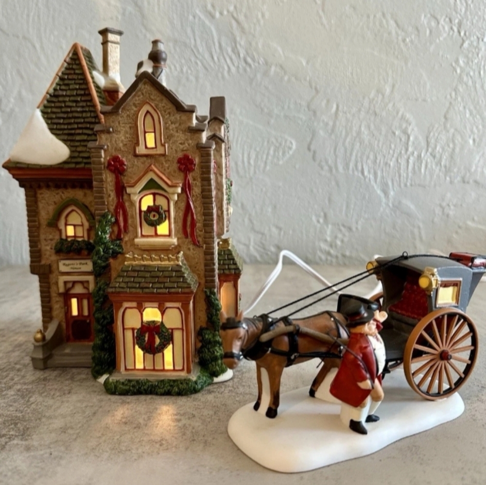 Dept 56 Christmas At Regent's Park House & Carriage Dickens' Village #805520